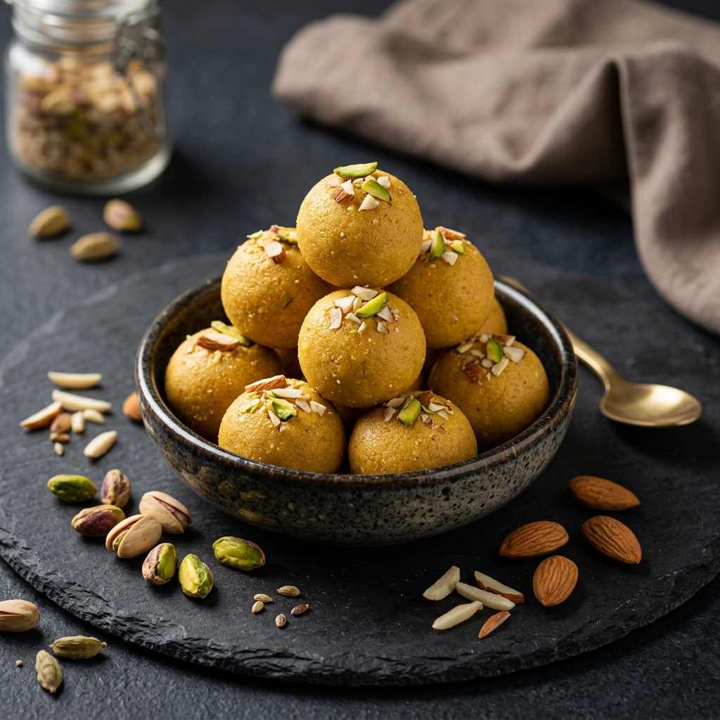 Organic Besan Ladoo